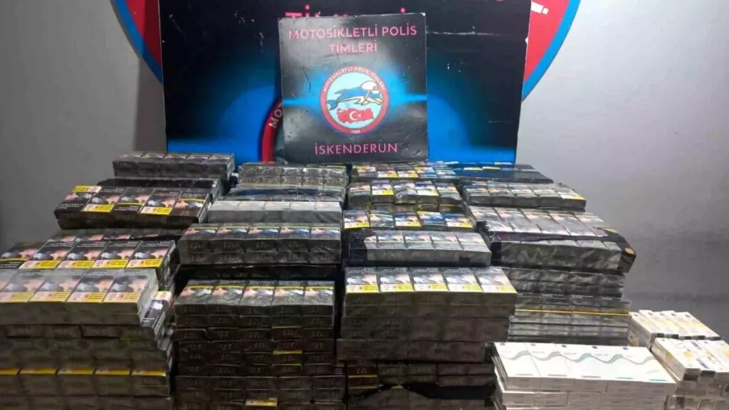 İskenderun’da 2.950 Paket Kaçak Sigara Ele Geçirildi