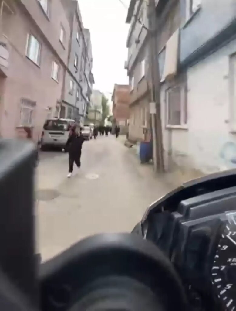 Bursa’da Motosikletli Tehlike