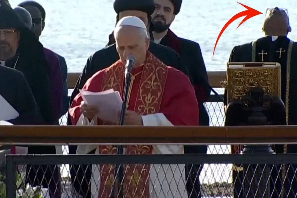 İznik’teki ayine damga vuran görüntü