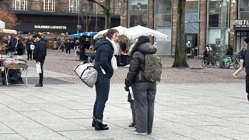 Strasbourg’da Rojava için süresiz eylemler: ‘Susmak, tarihsel suç ortaklığıdır’