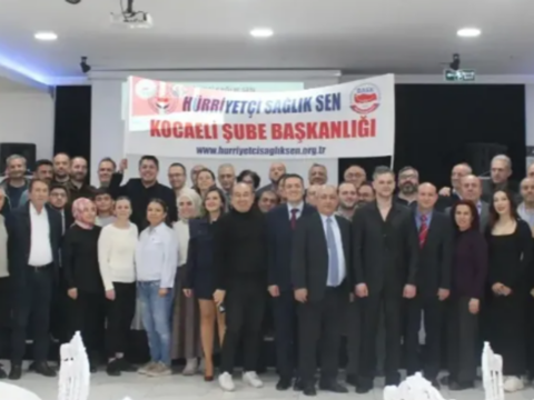 Hürriyetçi Sağlık-Sen, Kocaeli Şubesi’ni resmen kurdu.