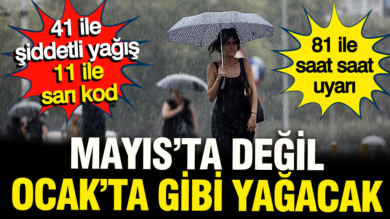 Meteoroloji’den Uyarı: 11 İlde Sarı Kod, 41 İlde Şiddetli Yağış Bekleniyor
