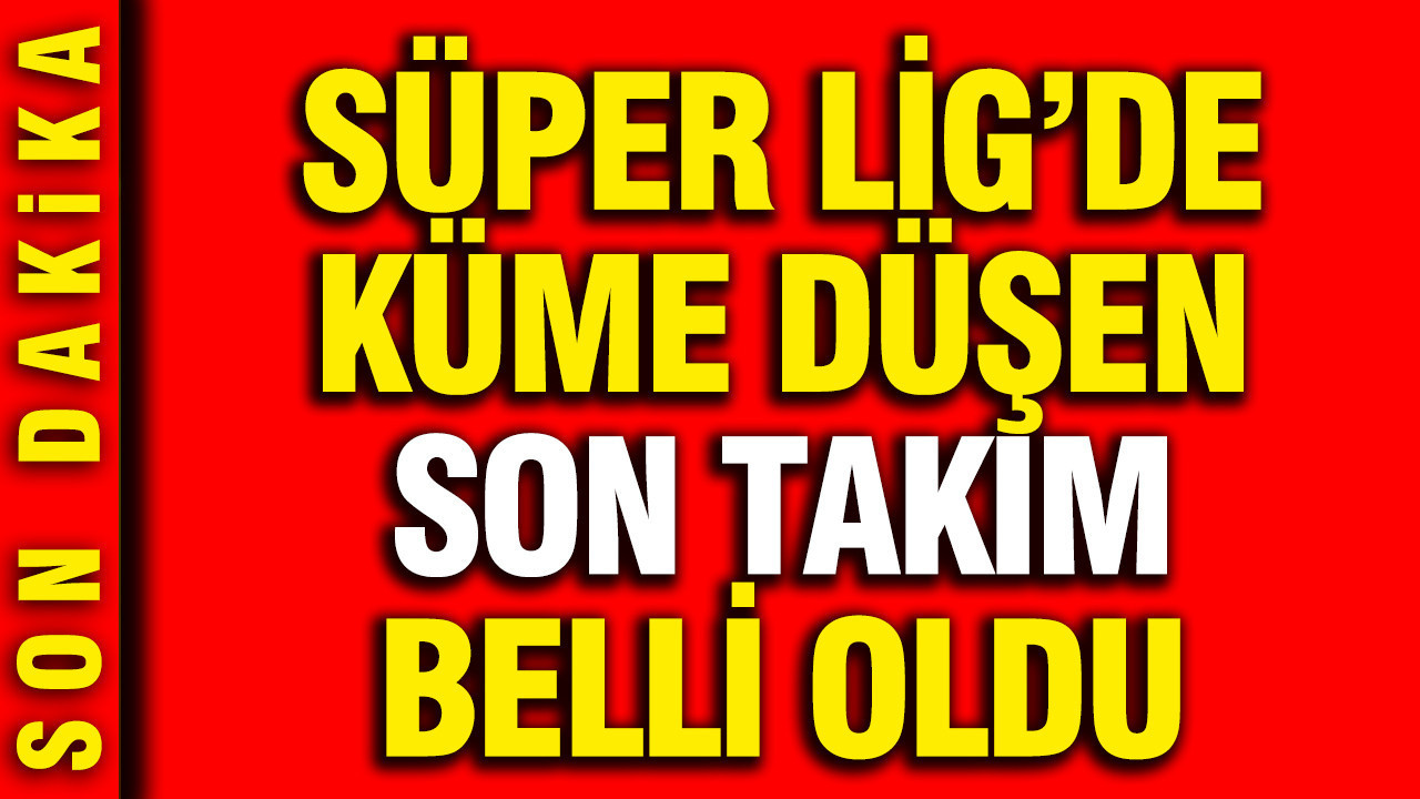 Süper Lig’de Küme Düşen Son Takım Antalyaspor Oldu